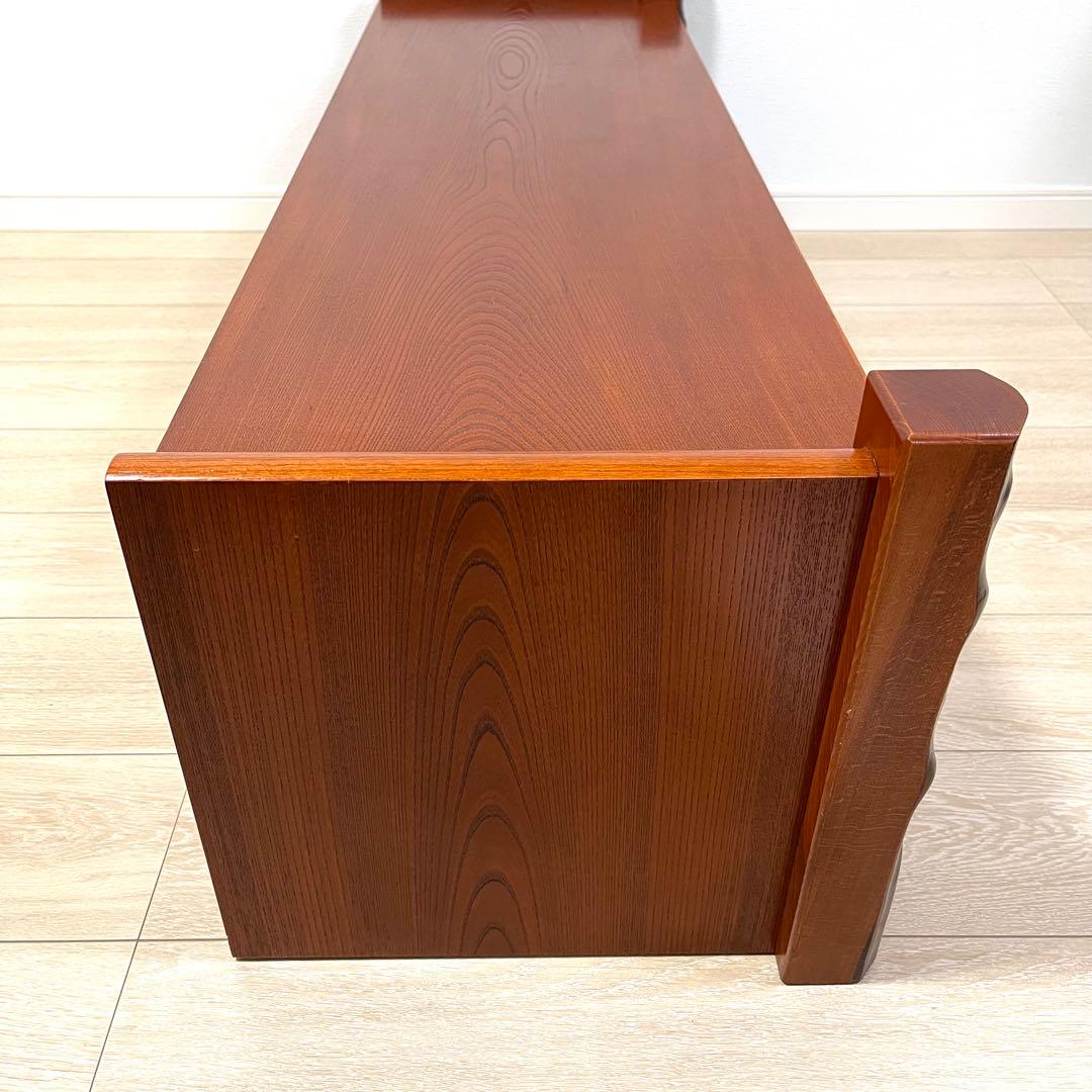 （ち05）【からくり隠し箱付き】置床 置き床 ローボード テレビ台 飾り台 花台