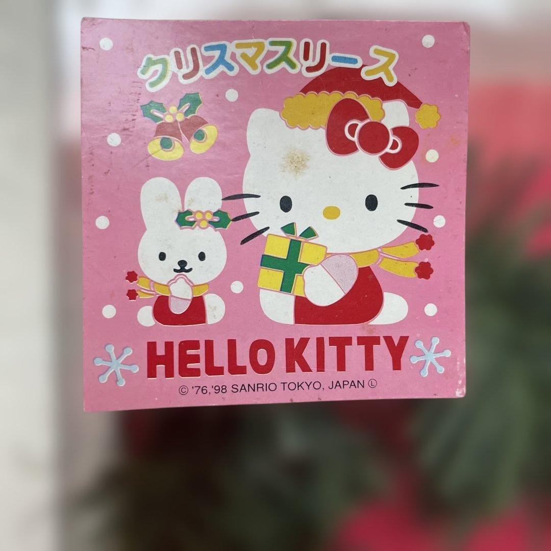 レア ハローキティ クリスマス レトロ リース コレクター サンリオ 2000年
