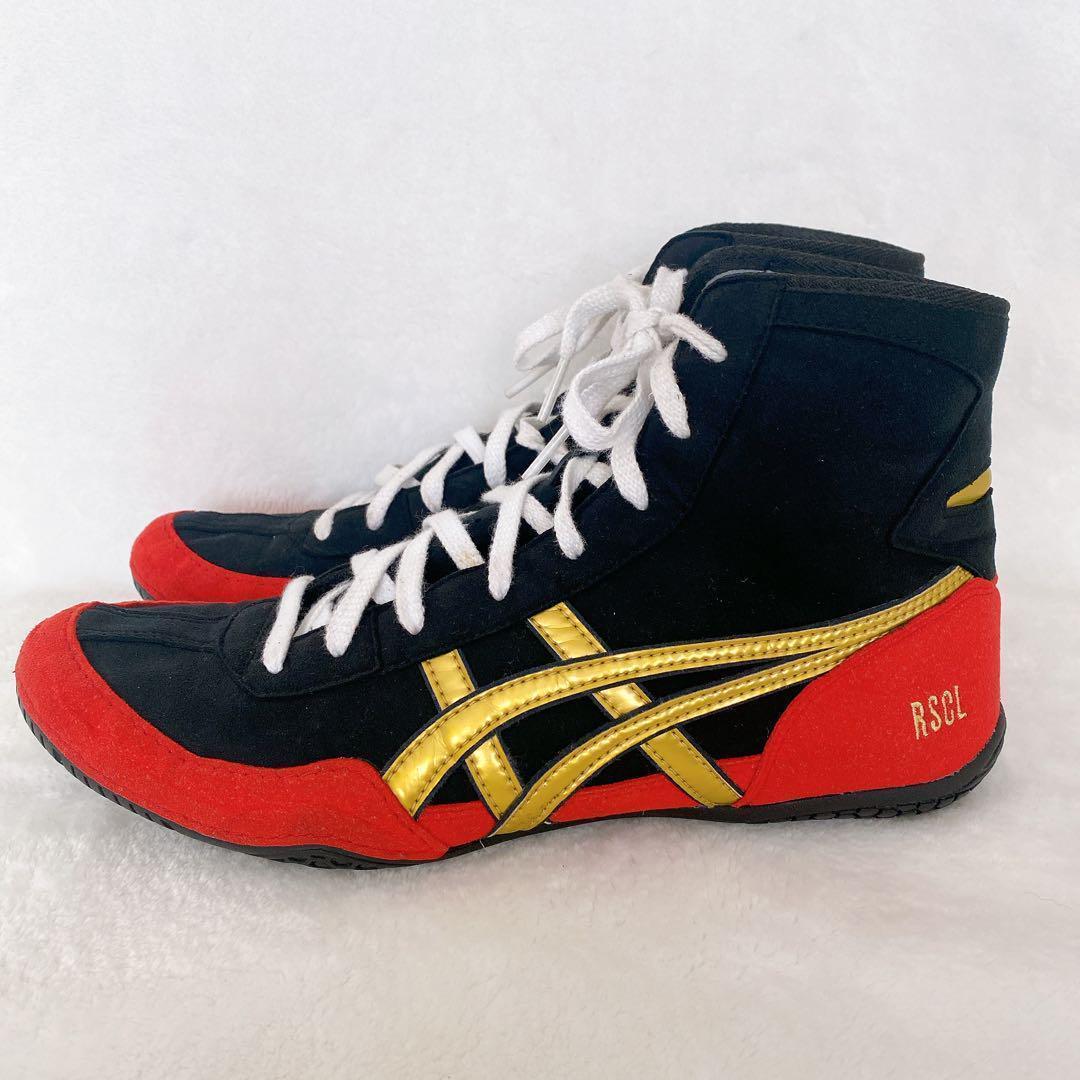 レア♡asicsレスリングシューズ　ボクシングシューズ　スニーカー　靴27㎝