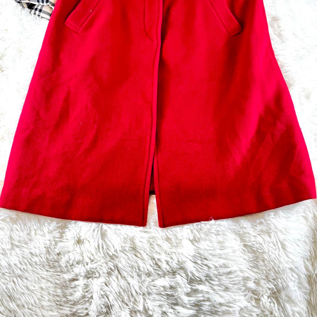 ✨美品✨L バーバリーロンドン アンゴラ ウール チェスターコート ノバチェック