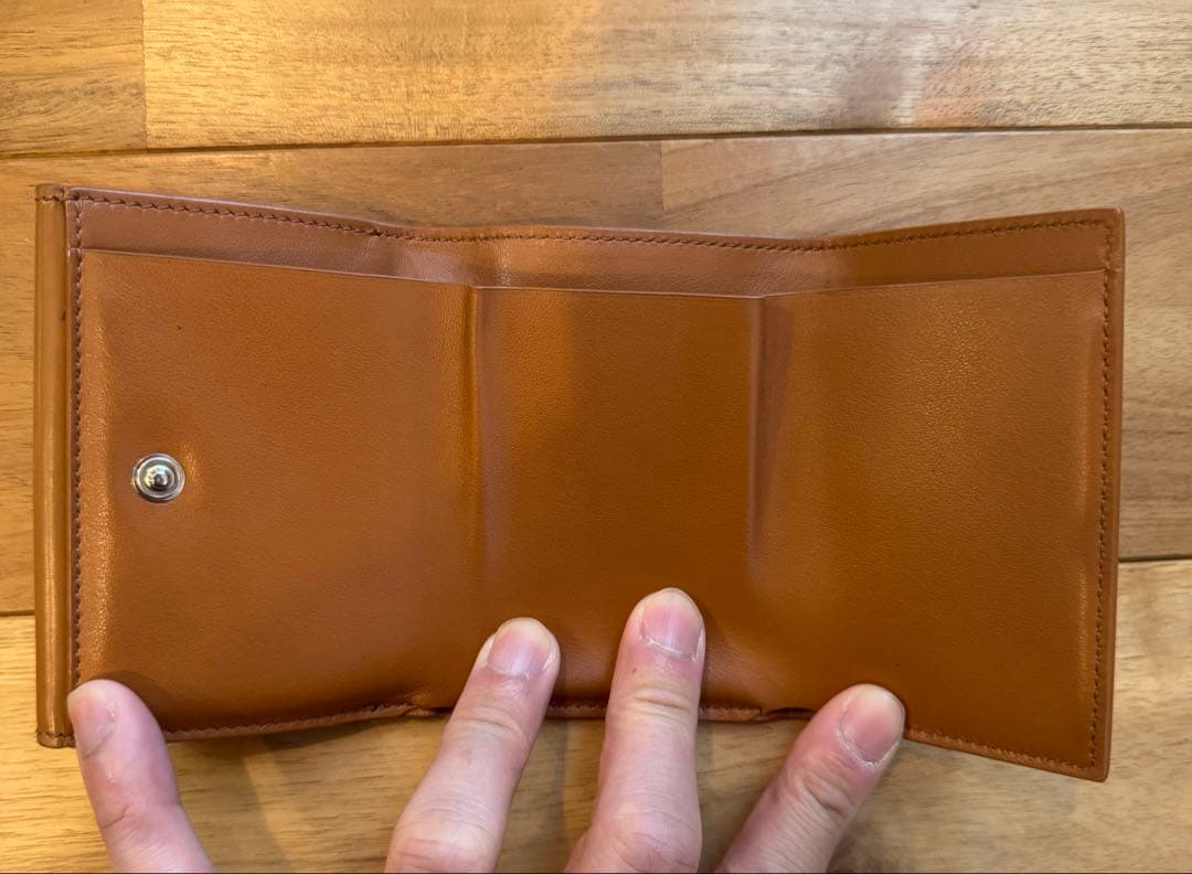 JIL SANDER ジルサンダー　CAMEL 三つ折り財布　美品