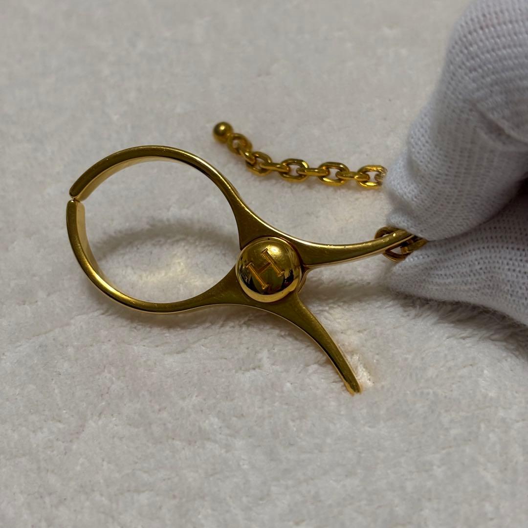 HERMES　エルメス　グローブホルダー　ゴールド色