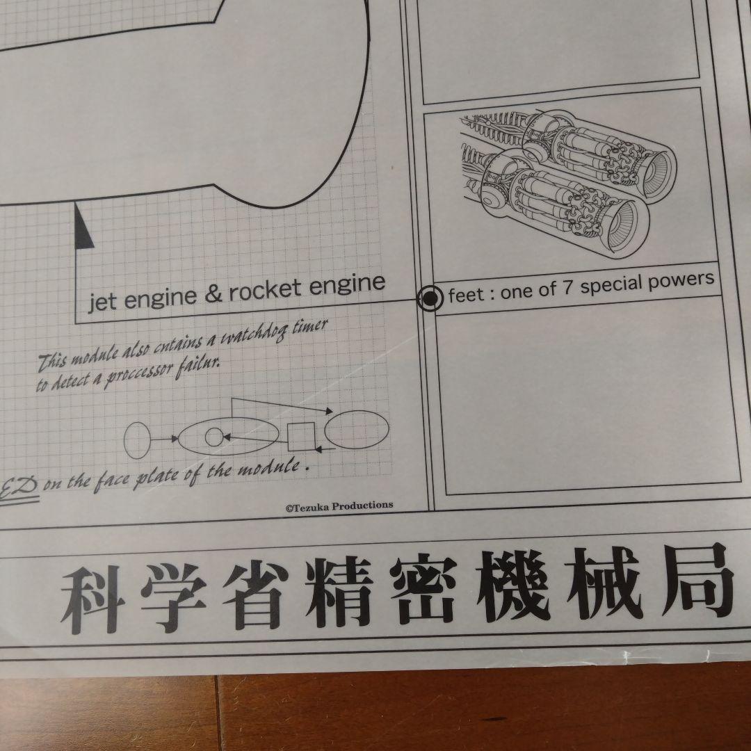 【ATOM PROJECT ,天馬午太郎】設計図大ロボット博 新品未使用