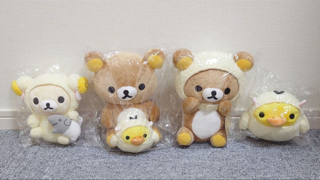 激レア　リラックマ　あつめてぬいぐるみ　羊　コリラックマ　キイロイトリ　平成