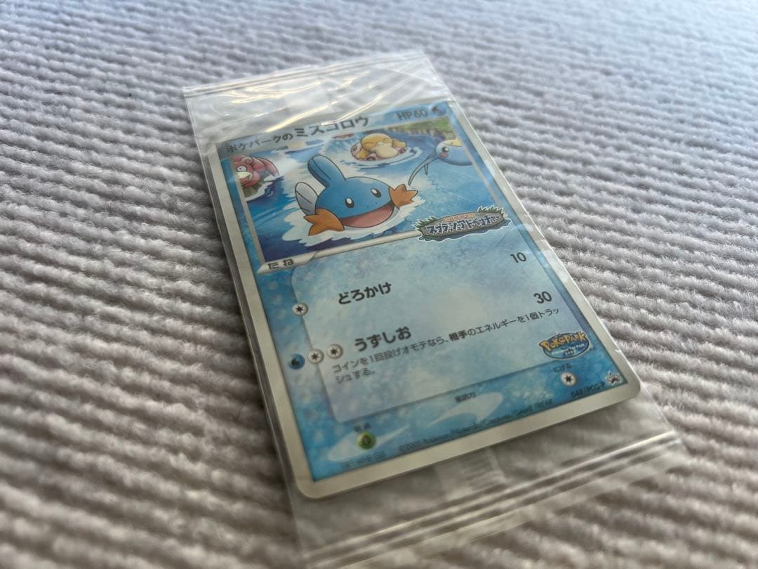 未開封 ポケパークのミズゴロウ 048/PCG-P 長期保管品 ポケモンカード