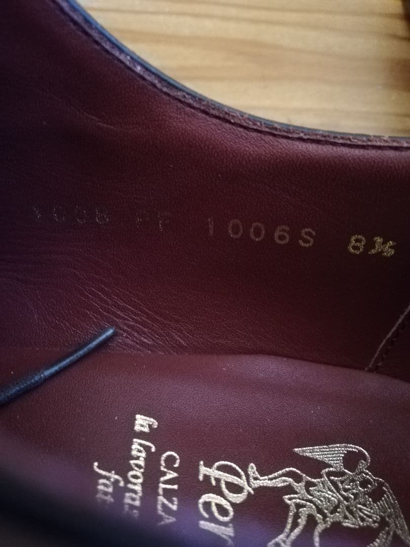 【程度良】ペルフェットperfettoコードバン27cm グッドイヤーウェルト