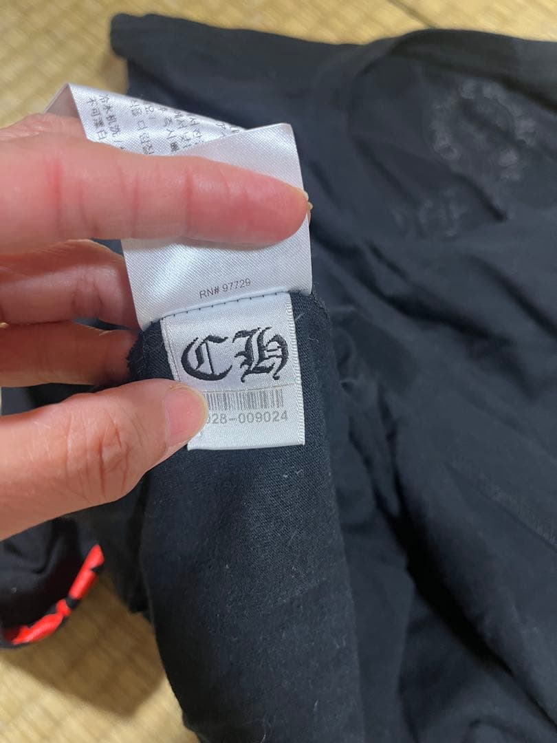 Chrome Hearts ブラック ロングスリーブ Tシャツ