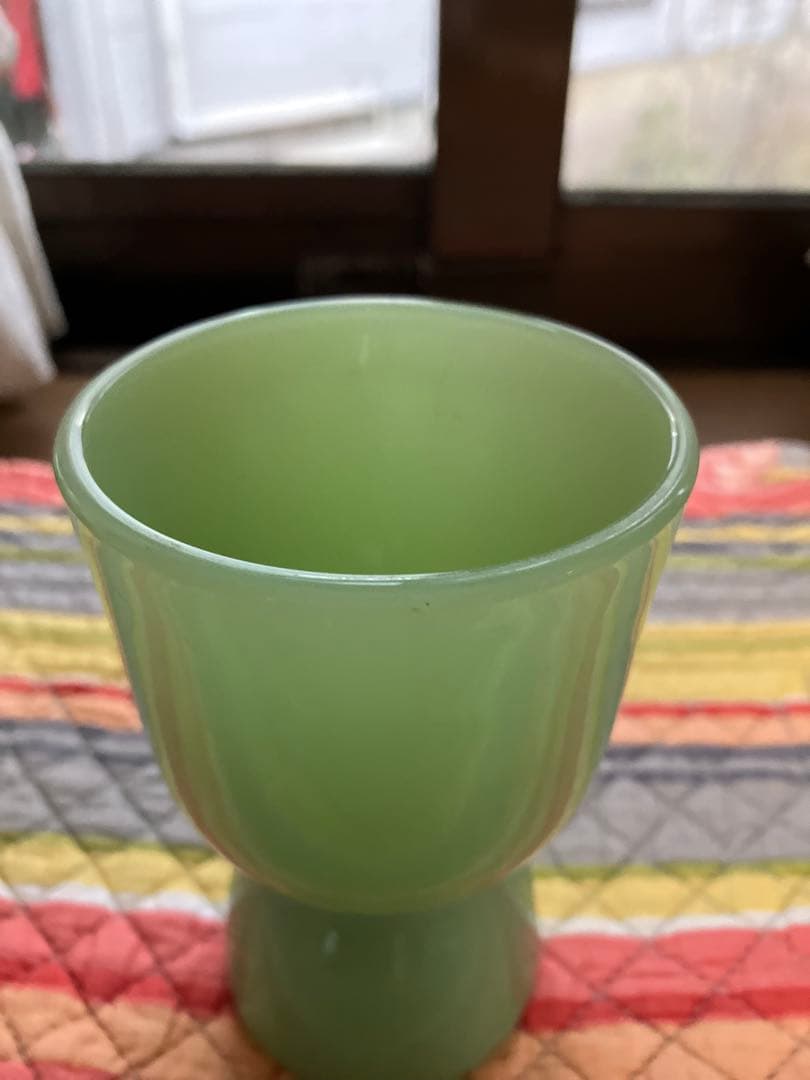 アンカーホッキング　ミルクガラス製　エッグスタンド　2個セット