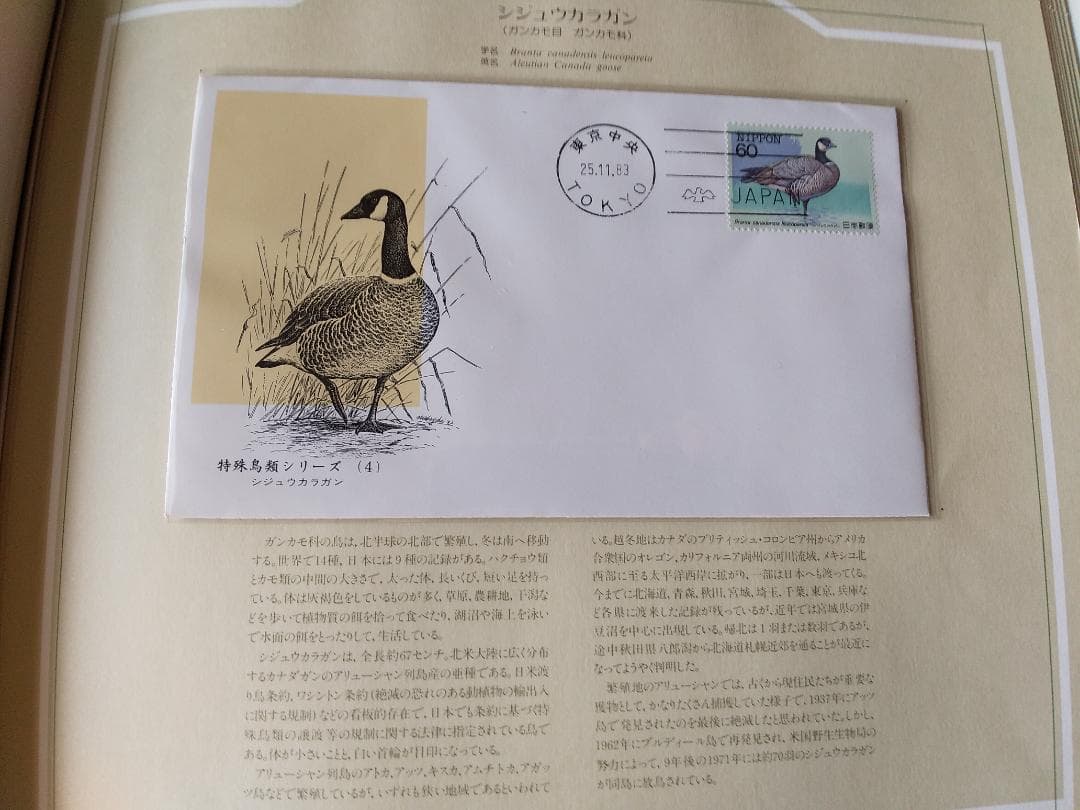 初日カバー マキシマムカード 特殊鳥類シリーズ切手コレクション 22通 新品