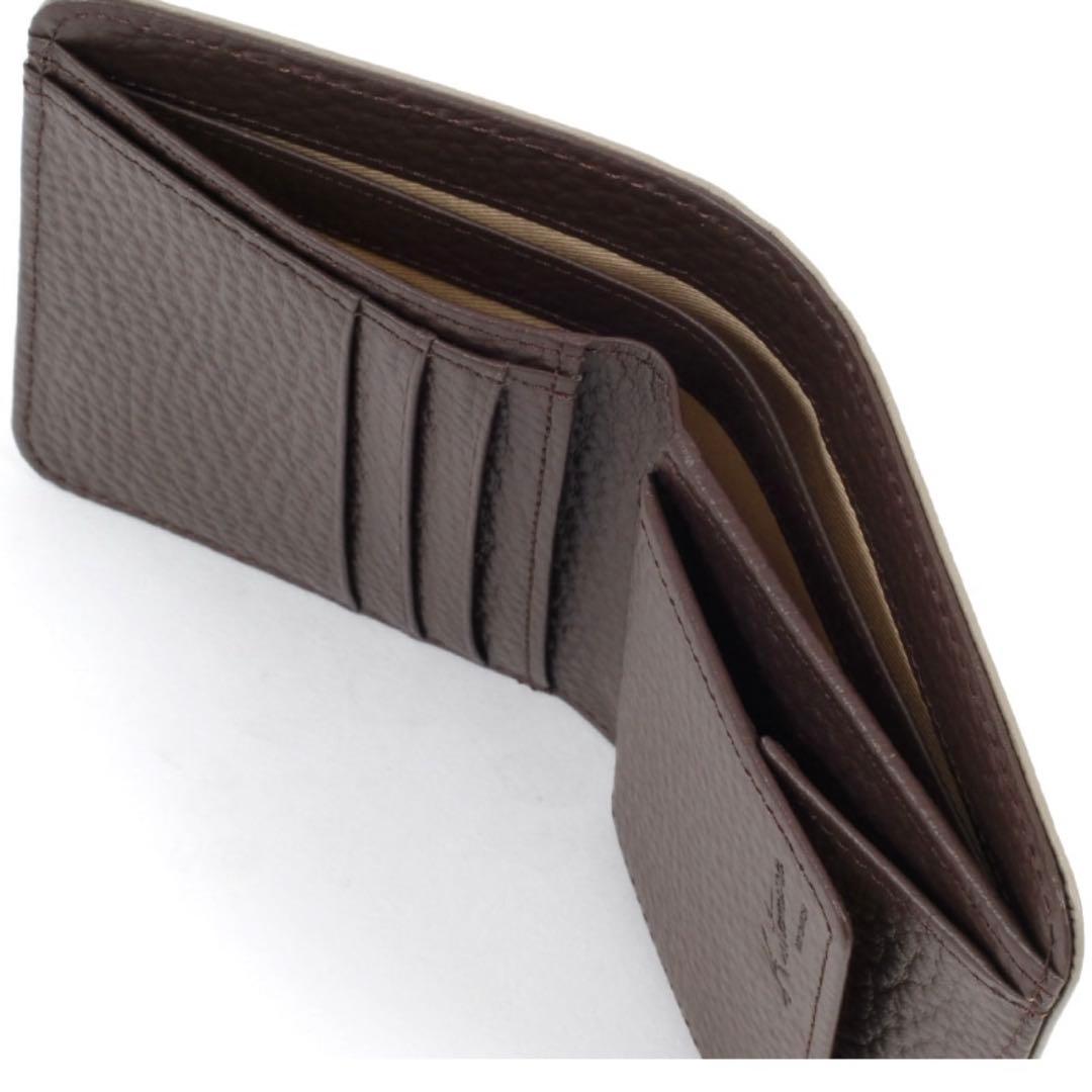 キタムラ　二つ折り財布　サンドベージュ