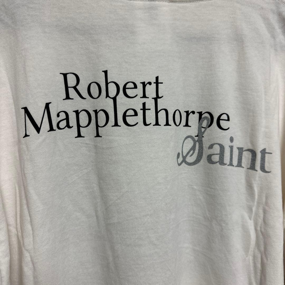 セントマイケル　ロバート・メイプルソープ Tシャツ ホワイト