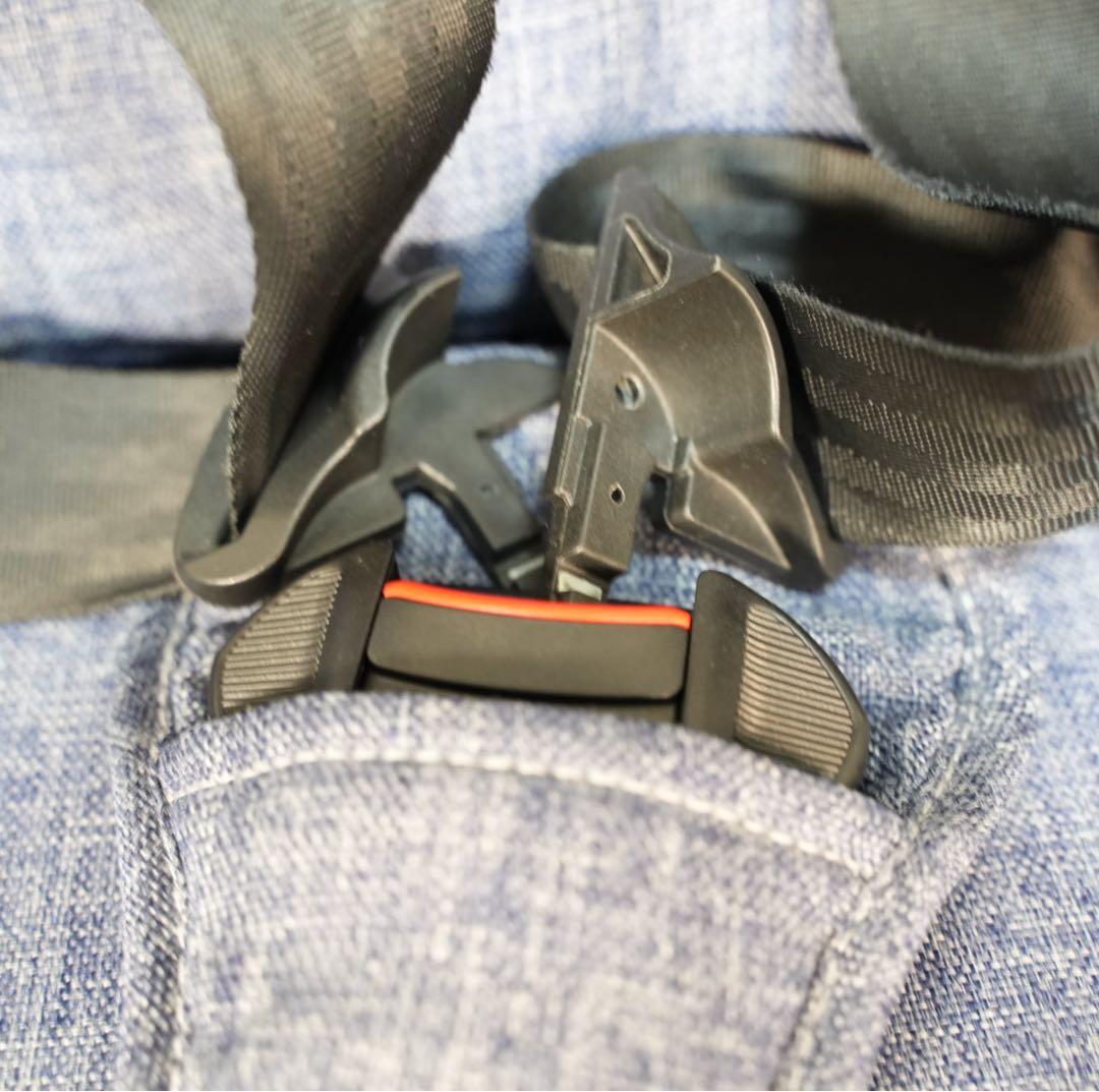 【美品】日本育児 トラベルベスト ECプラス デニム 説明書付　クリーニング済