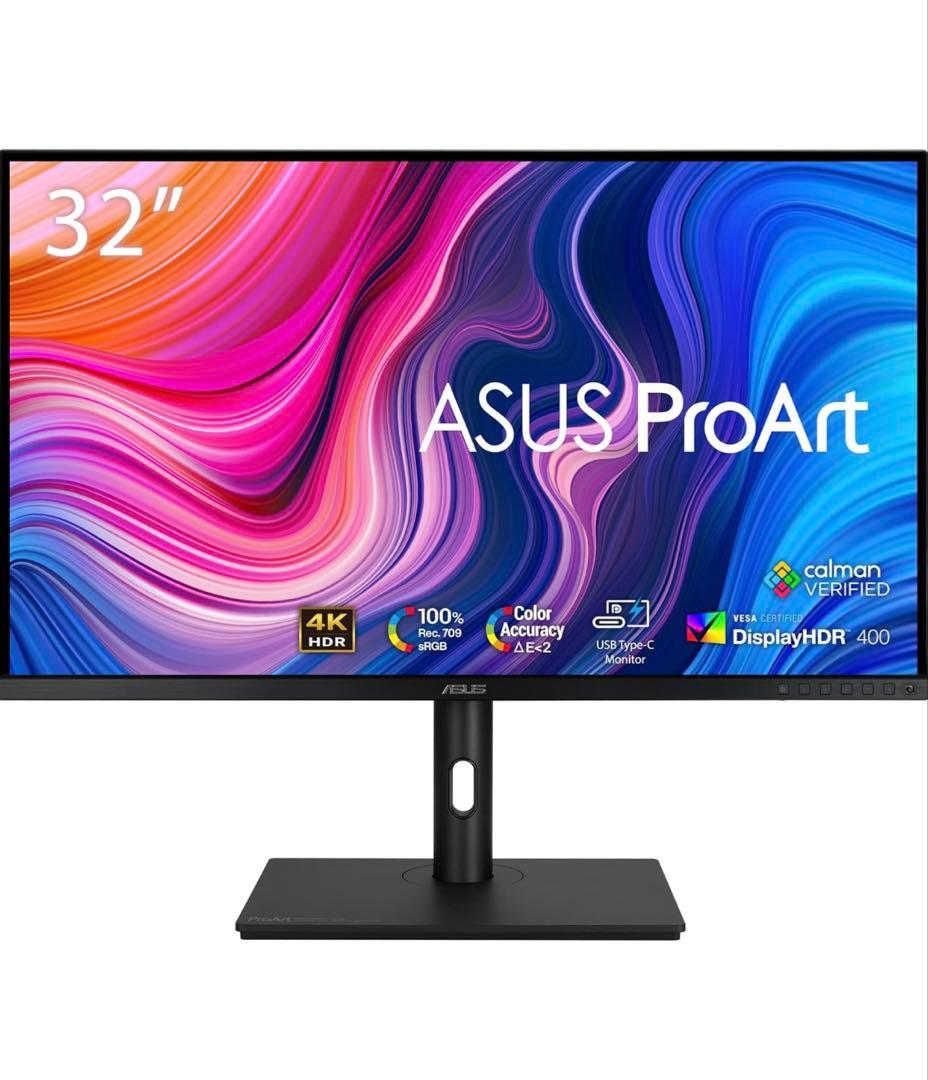 ASUS ProArt 32インチ 4K UHD モニター