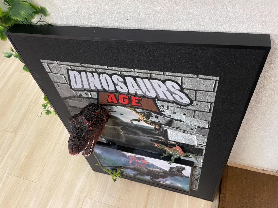 3D絵　ジュラシックパーク　恐竜　絵画　アート　パネル　立体絵　絵　ダイナソー