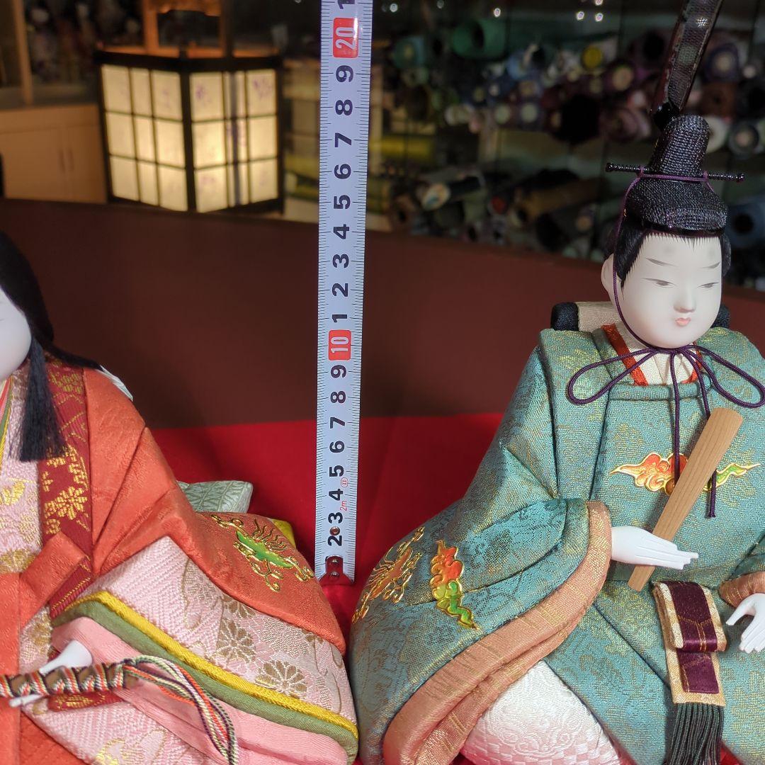 木目込雛人形 柿沼東光作親王飾り台