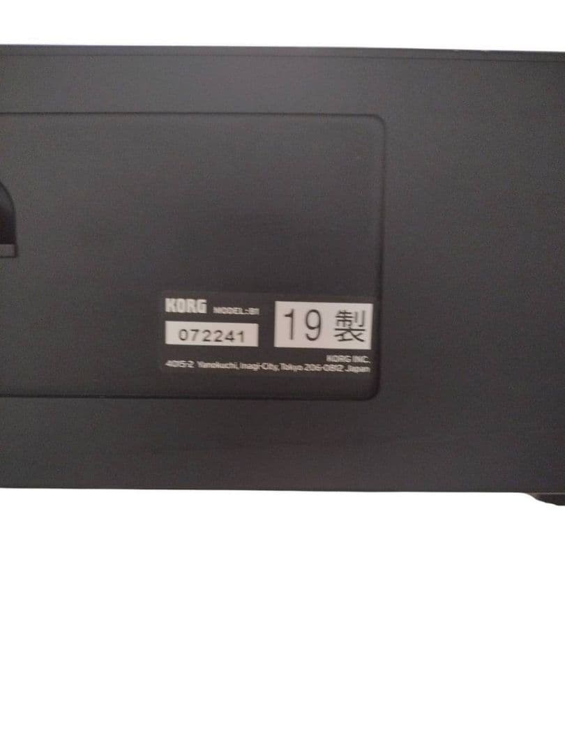 1251 KORG 電子ピアノ B1 BK 88鍵 2019年製 ブラック