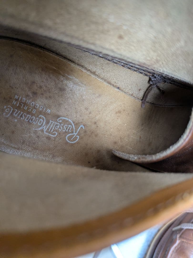 靴 RUSSELL MOCCASIN MOC BOOTS