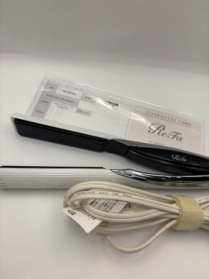 ReFa ストレートヘアアイロン ホワイト/ブラック