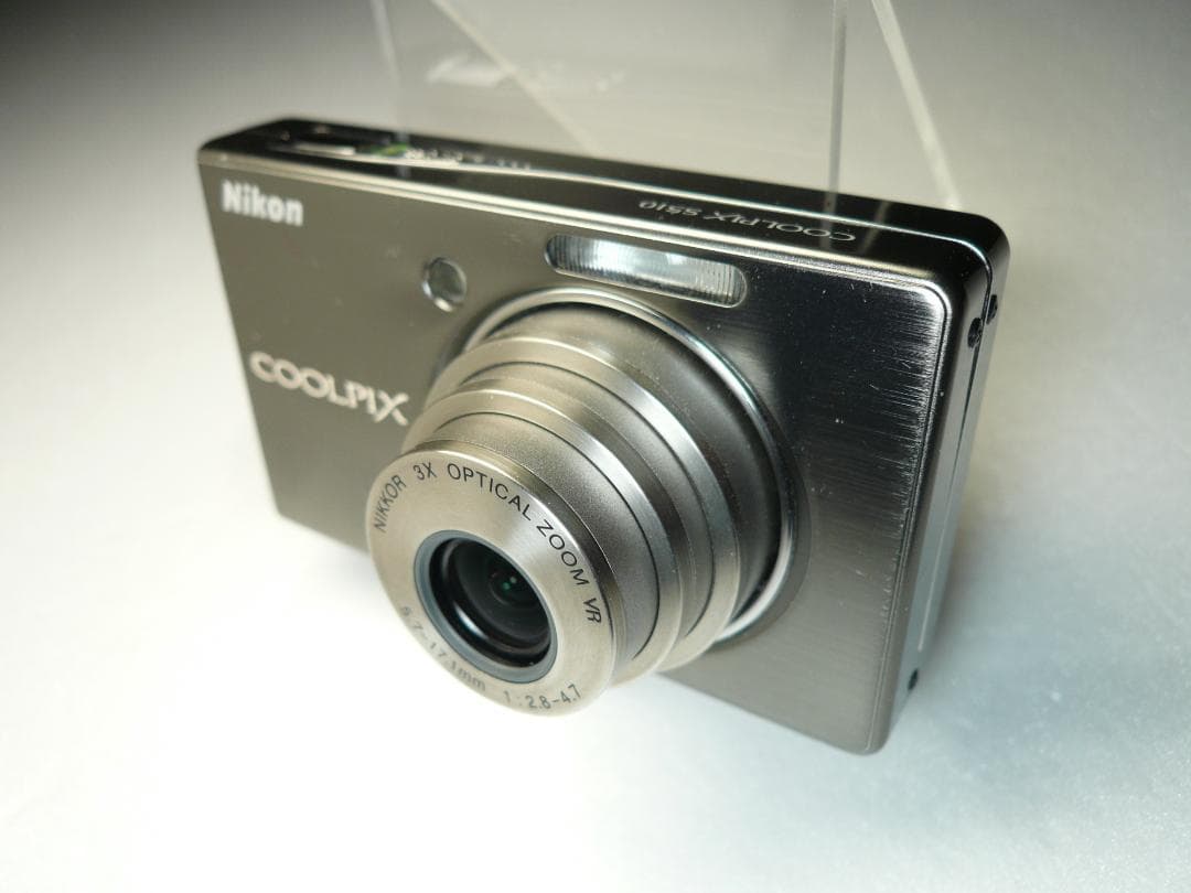 Nikon★COOLPIX S510⭐️極美品⭕️安心の実働品❤️ガンメタの輝き
