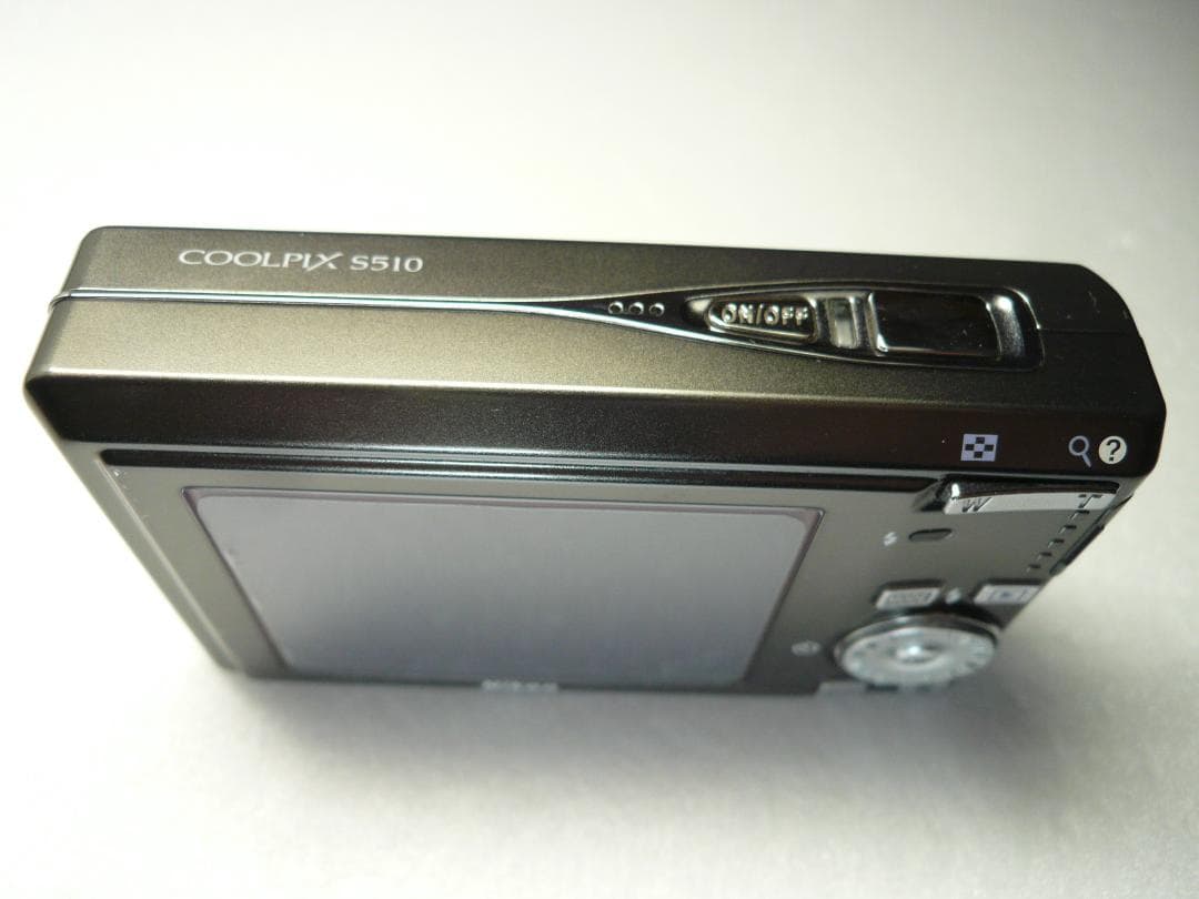 Nikon★COOLPIX S510⭐️極美品⭕️安心の実働品❤️ガンメタの輝き