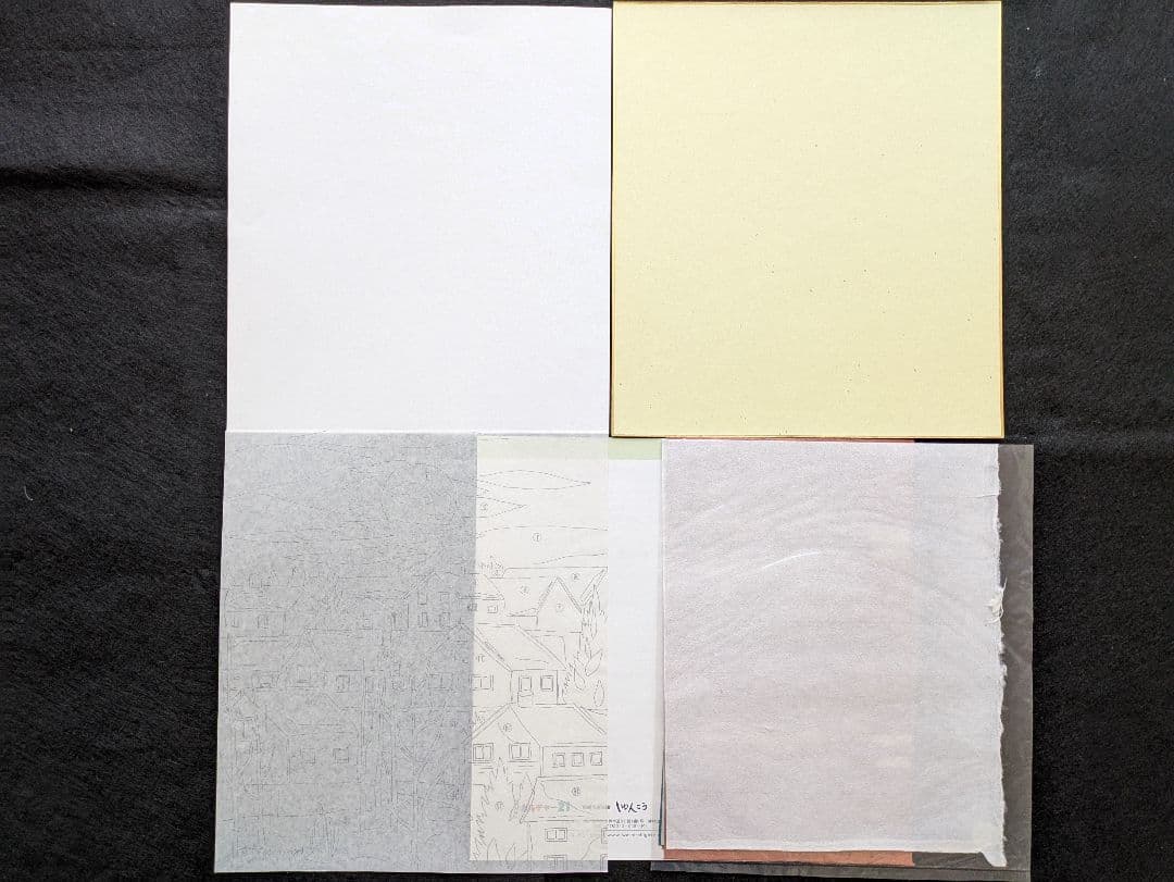 ★しゅんこう ちぎり絵製作キット四季風景画４枚＆額セット