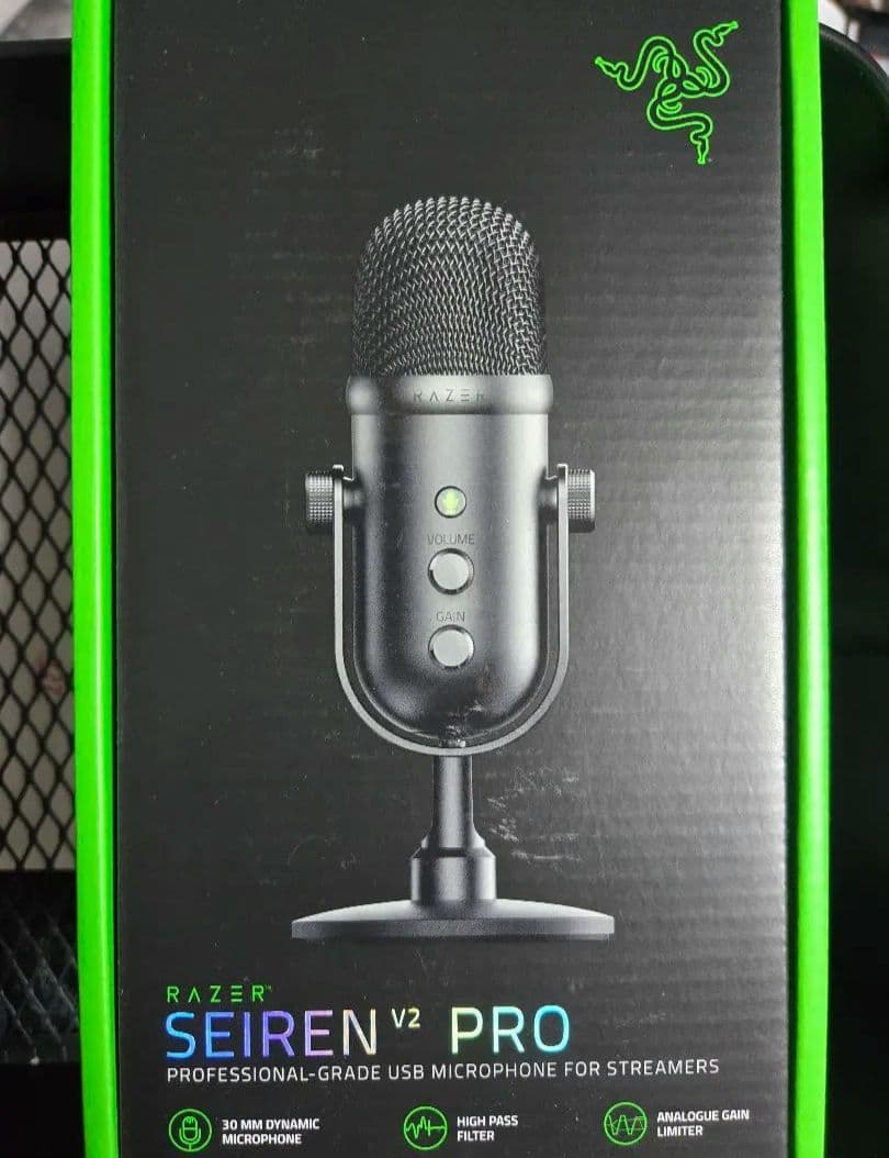 【新品】Razer Seiren V2 Pro 30mm ダイナミック マイク