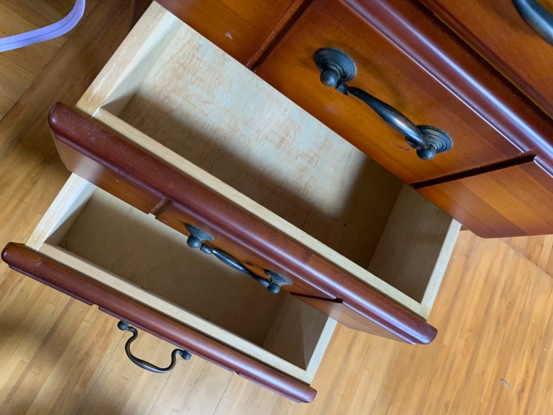 イタリアデザイン　電話台 キャビネット 猫脚 飾り棚