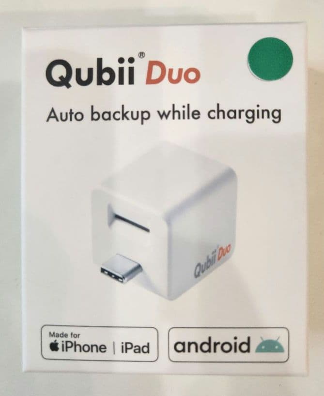 Qubii Duo USB-Cミッドナイトグリーン&microSDカード　セット
