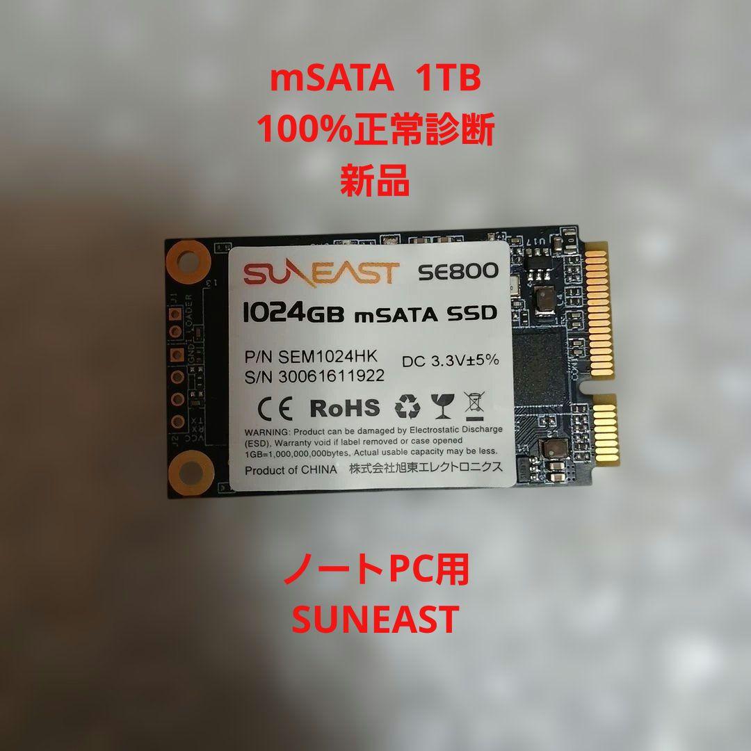SUN EAST SE800 1TB mSATA SSD 新品