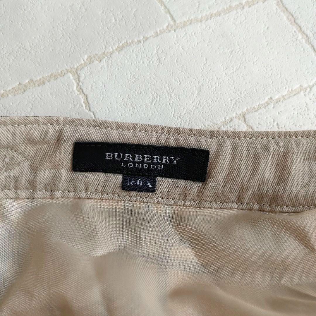 バーバリー ノバチェック キッズ プリーツ スカート 卒業式 160 美品