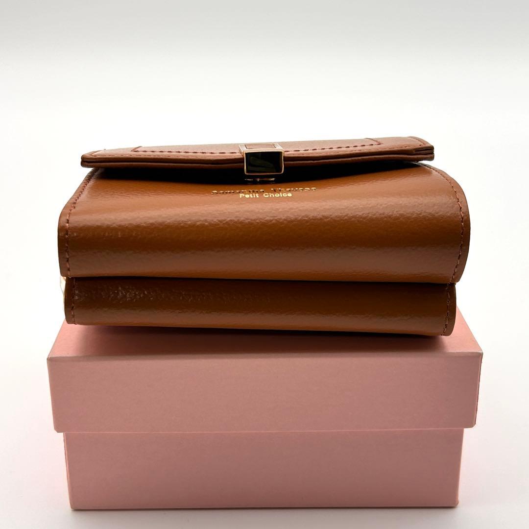 ✨極美品✨ サマンサタバサ 三つ折り財布 センターバックル 折り財布 未使用級