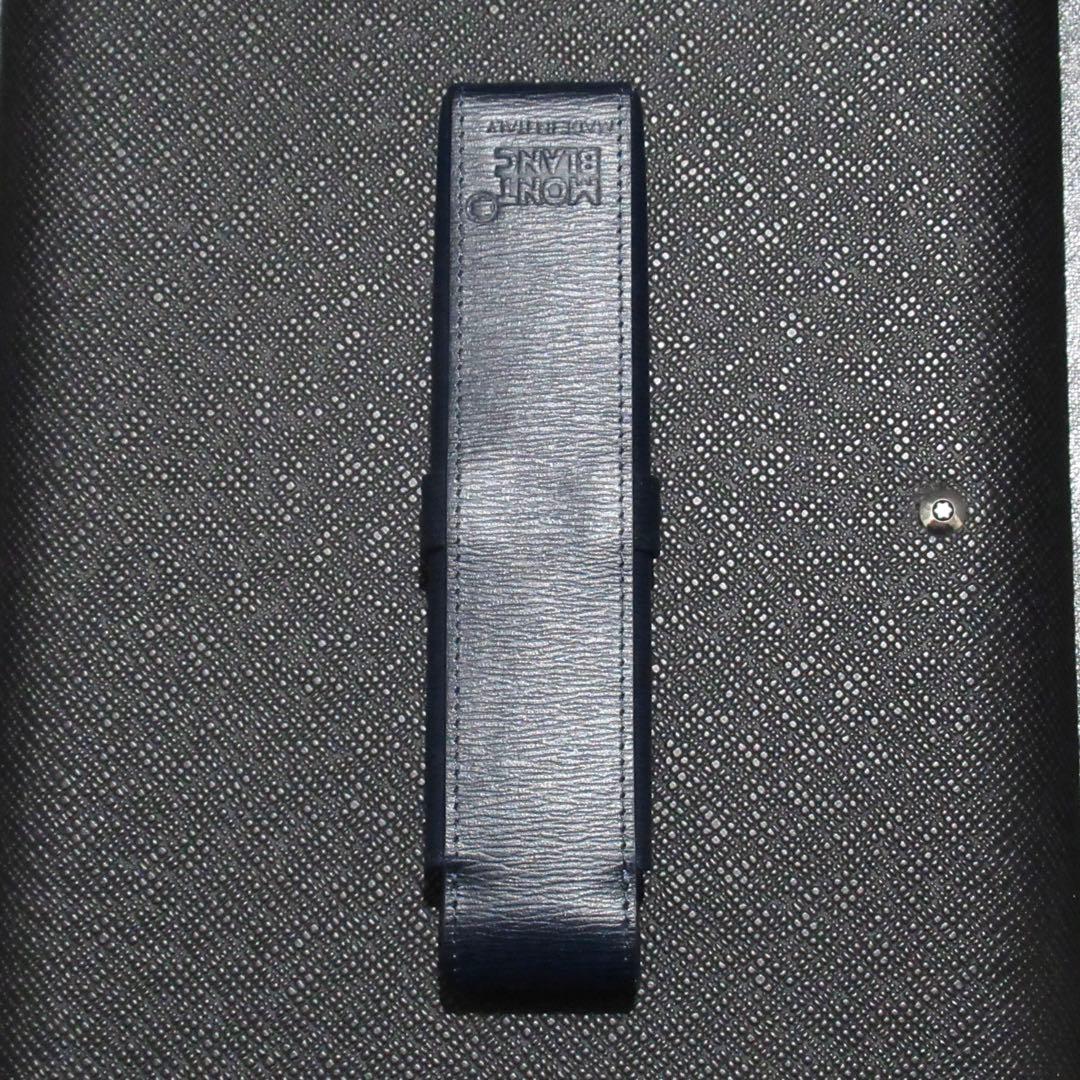 モンブラン ペンケース ペンポーチ 4810 ウエストサイド ブルー 1本用