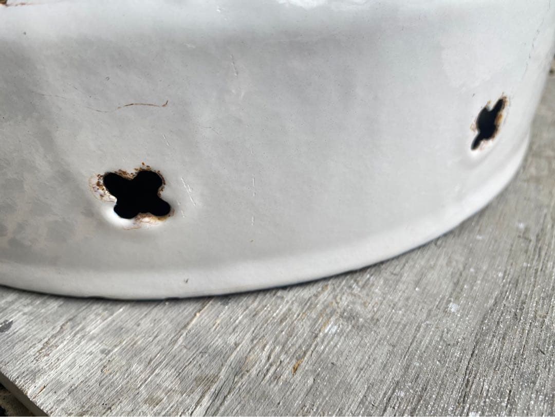 ホーロー ジャグ 缶 ガーデン インテリア アンティーク ビンテージ 昭和レトロ