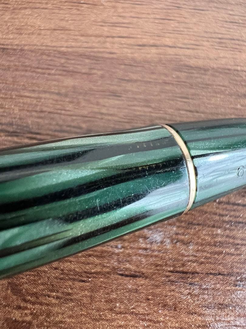 MONTBLANC モンブラン 万年筆 642 N グリーンストライプ 14金