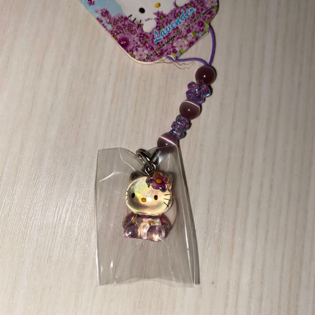 ハローキティ ラベンダーストラップ