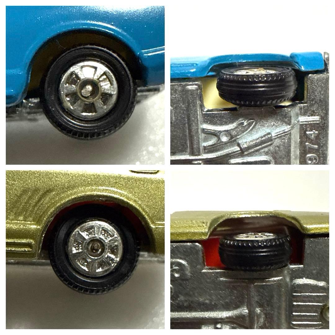 トミカ日本製 日本車シリーズ コルトギャラン　1F 1Eホイール 4台