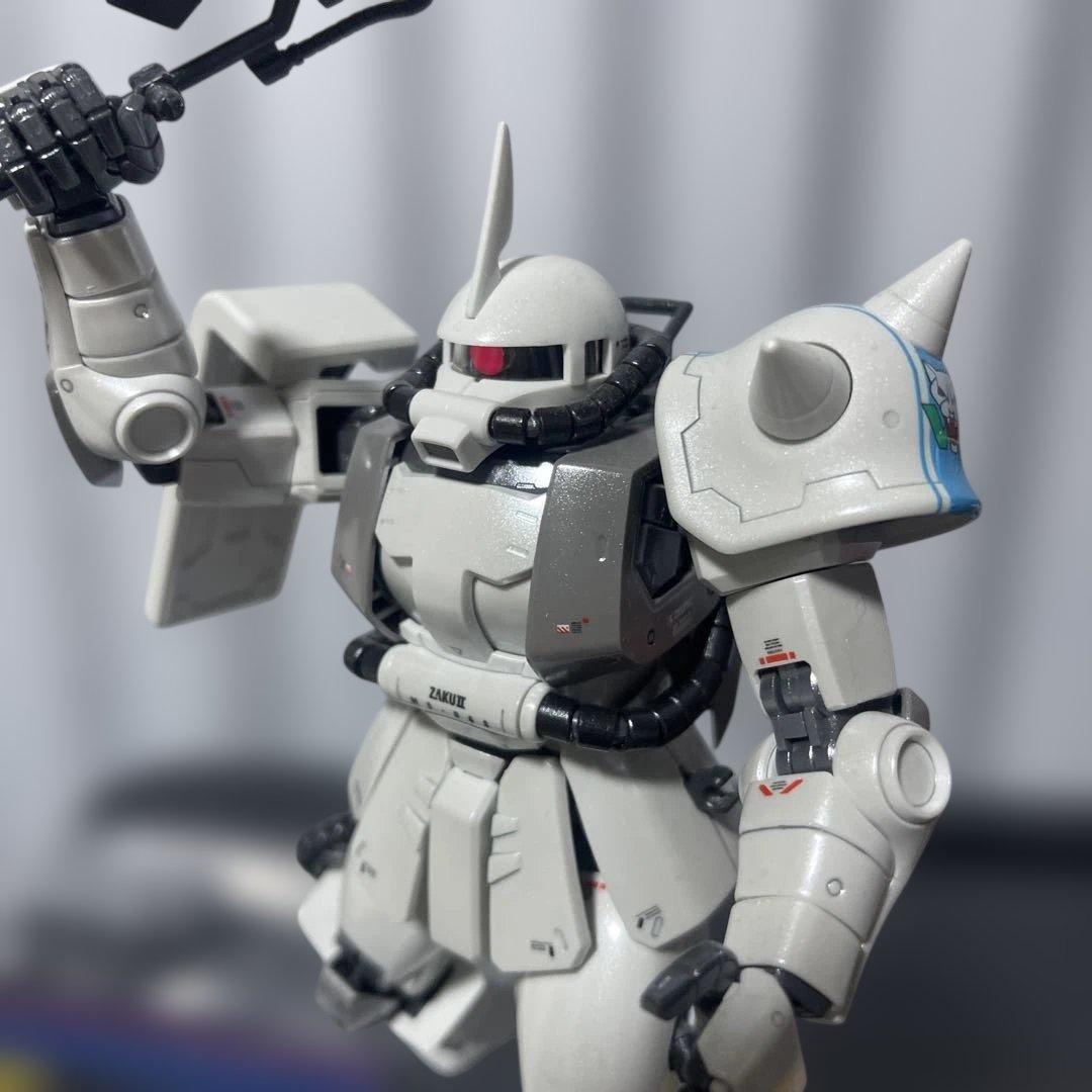 【美】MG1/100シンマツナガ専用ザクⅡと MGジョニーライデン専用ザクⅡ