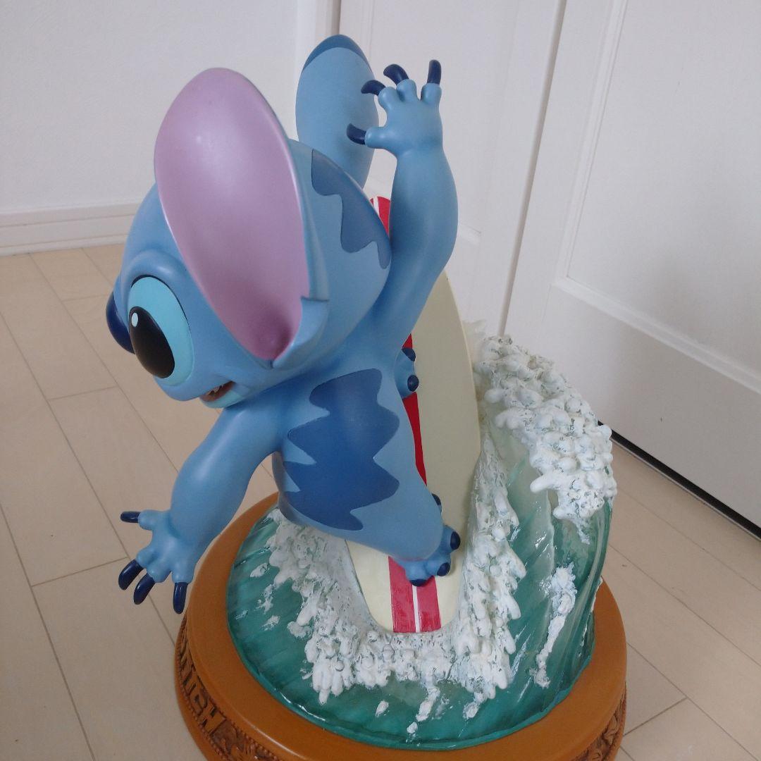 【激レア】ディズニー限定 スティッチサーフィン ビッグ陶器製置物