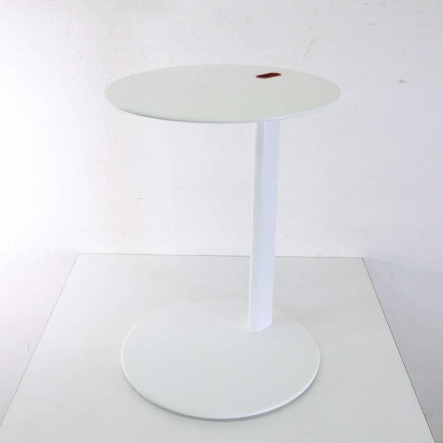 イタリア製 カリガリス テンダー サイドテーブル ケーブルホール付 仕切り板欠品