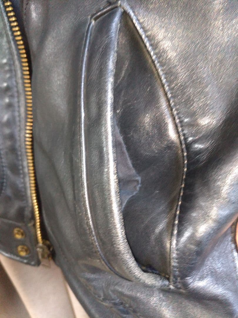 ペ*ソ様 バンソン VANSON ライダース 40　 タロンジップ　ヴィンテージ