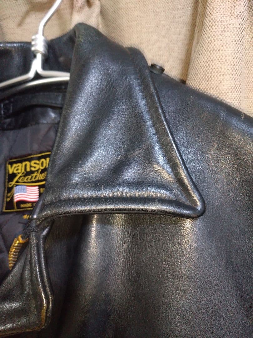 ペ*ソ様 バンソン VANSON ライダース 40　 タロンジップ　ヴィンテージ