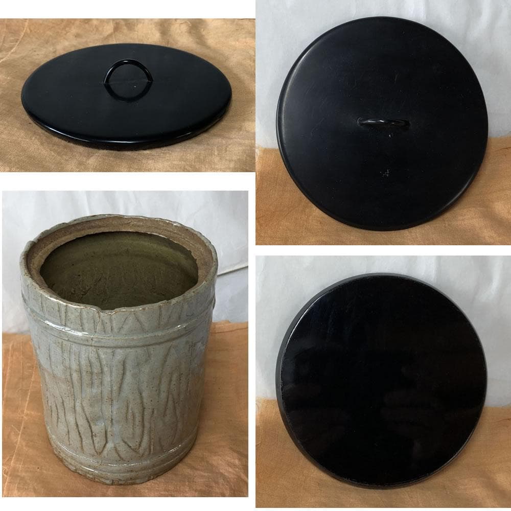 e2786 赤膚焼 奥田木白 水指 合わせ箱 赤膚山 茶道具