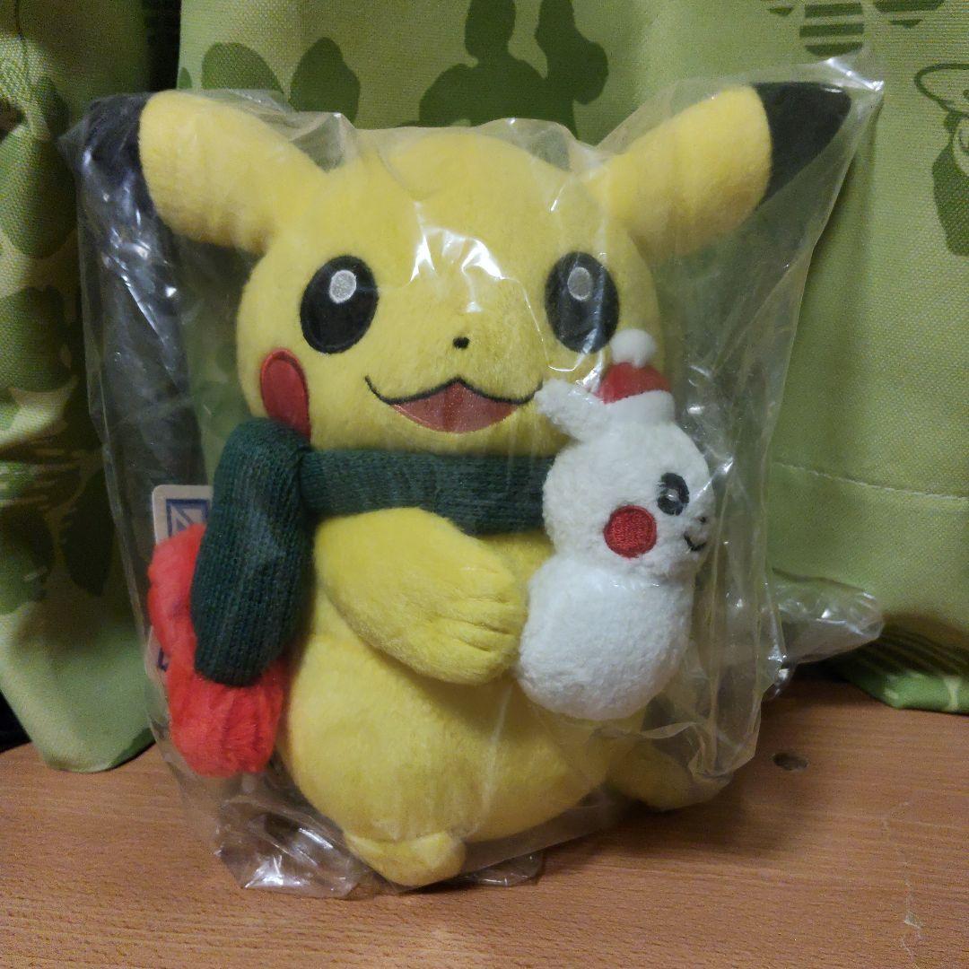 2008年ポケモンセンター　クリスマス　ピカチュウぬいぐるみ