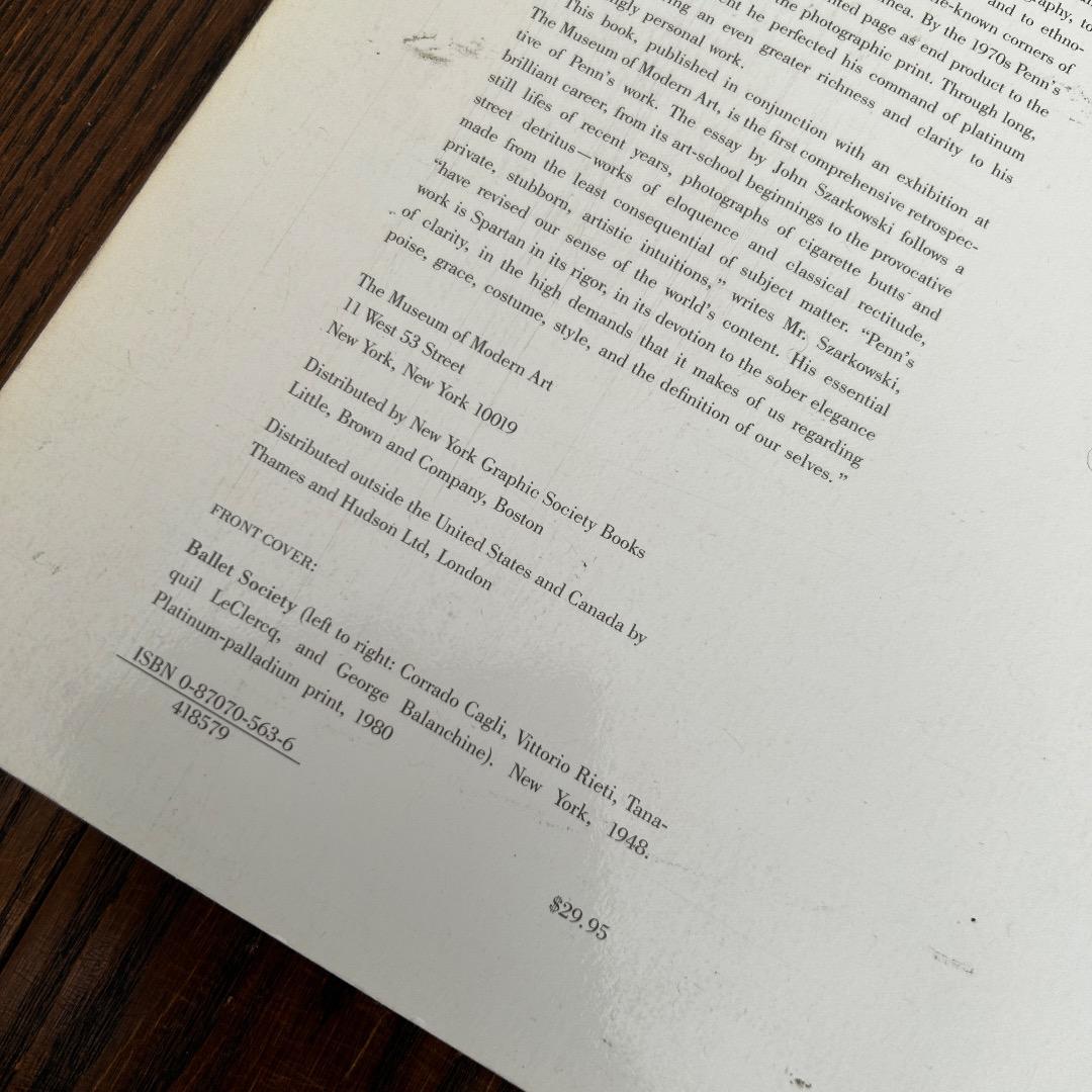 Irving Penn アーヴィング ペン写真集