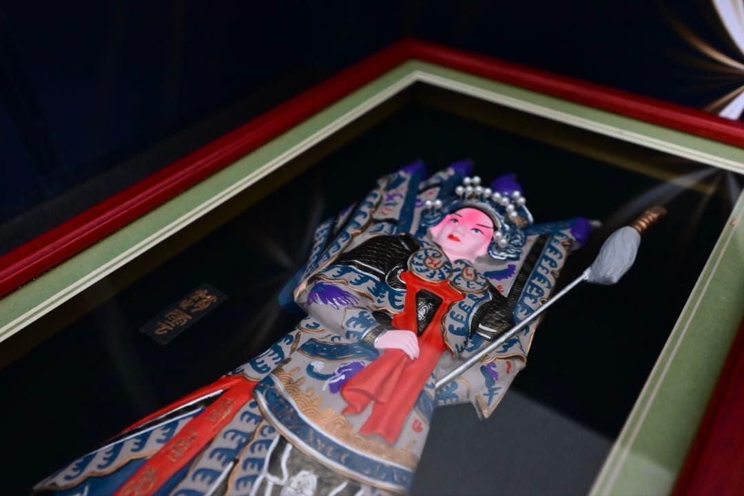趙雲像　中国工芸品