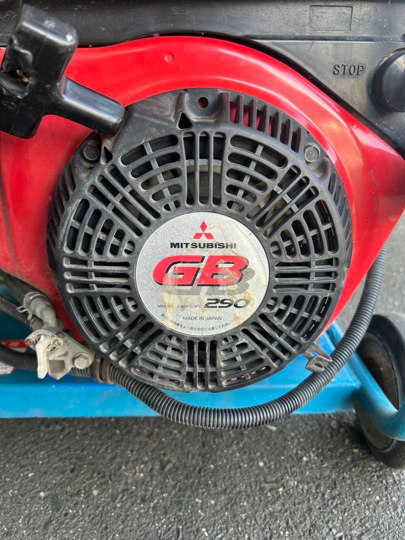 KL2★強い★ツルミ鶴見製作所エンジン式高圧洗浄機　多水量型　HPJ-680ES