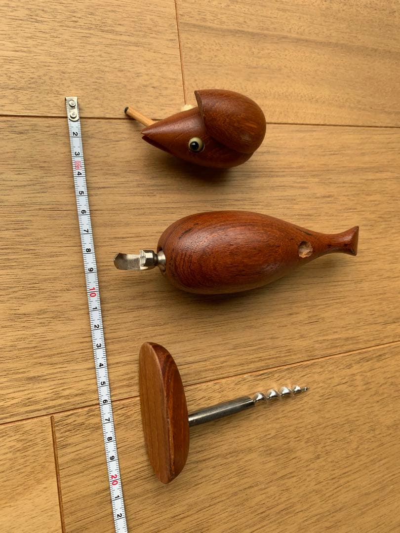 1960年代　デンマーク　ビンテージ　チークバード　栓抜き