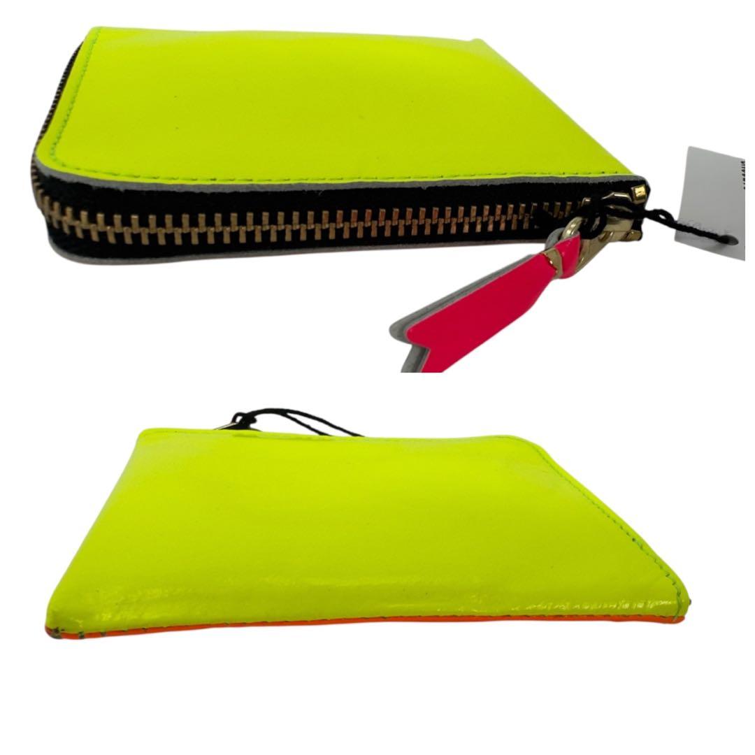 コムデギャルソンSA3100SF レザー SUPER FLUO ケース