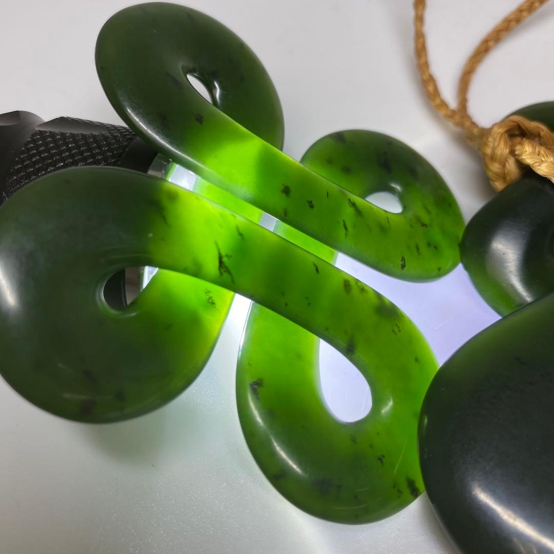 翡翠ネックレス2点　83g 東さ7-0331ア㉝