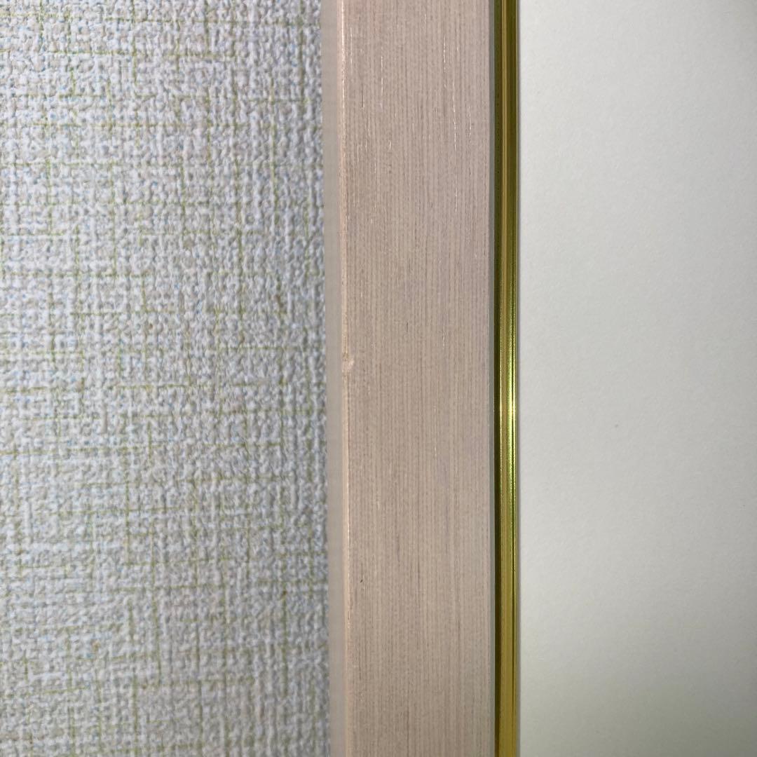 【真作保証】柏本龍太「She is,She Was」リトグラフ 直筆サイン 美人